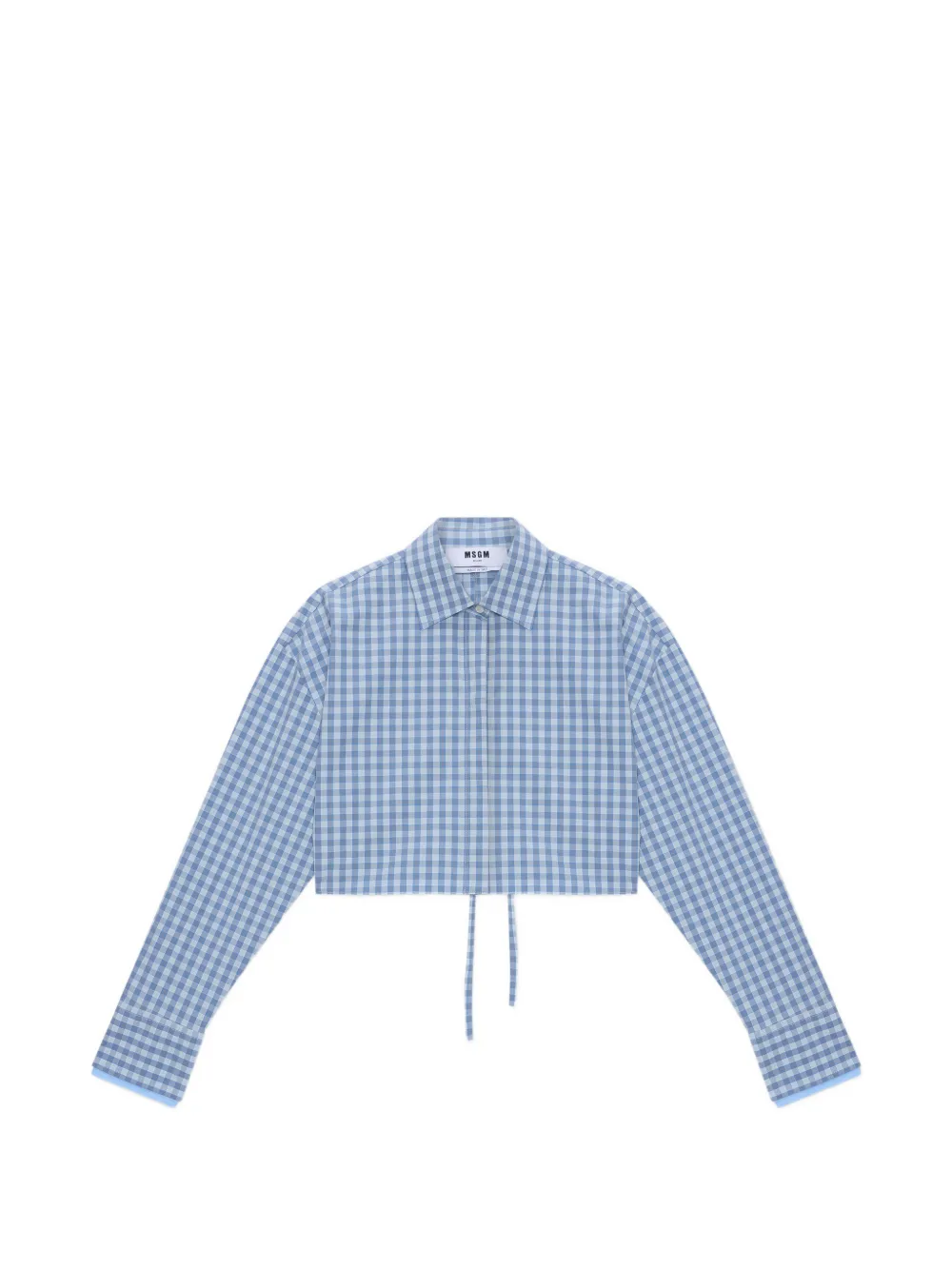 

Рубашка на завязках Msgm, синий