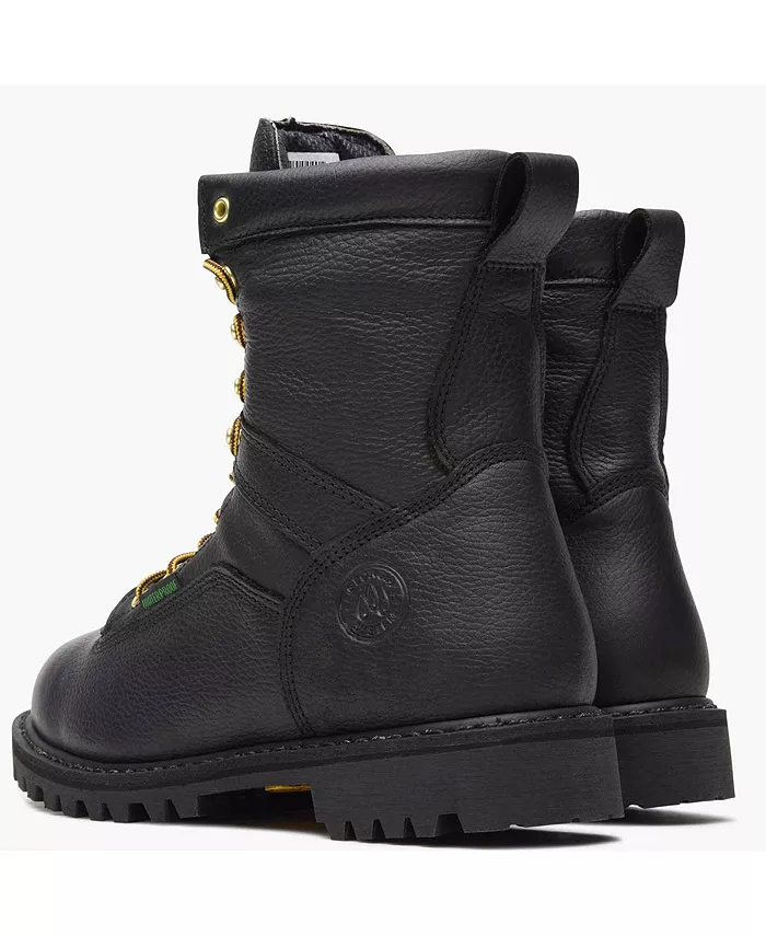 Мужские водонепроницаемые рабочие ботинки Lace-to-Toe GEORGIA BOOT, черный — фото 4