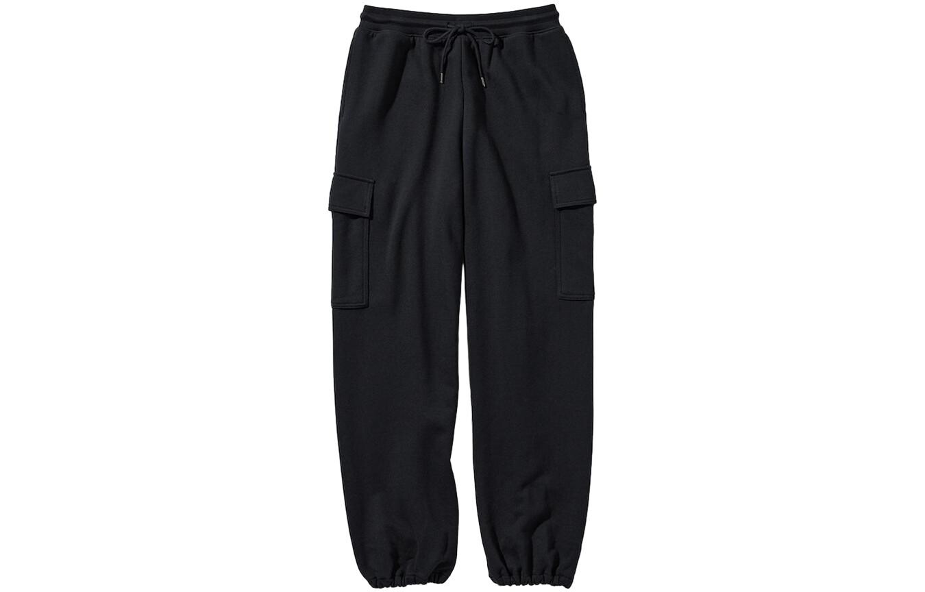 

UNIQLO Женские брюки-карго, цвет Black