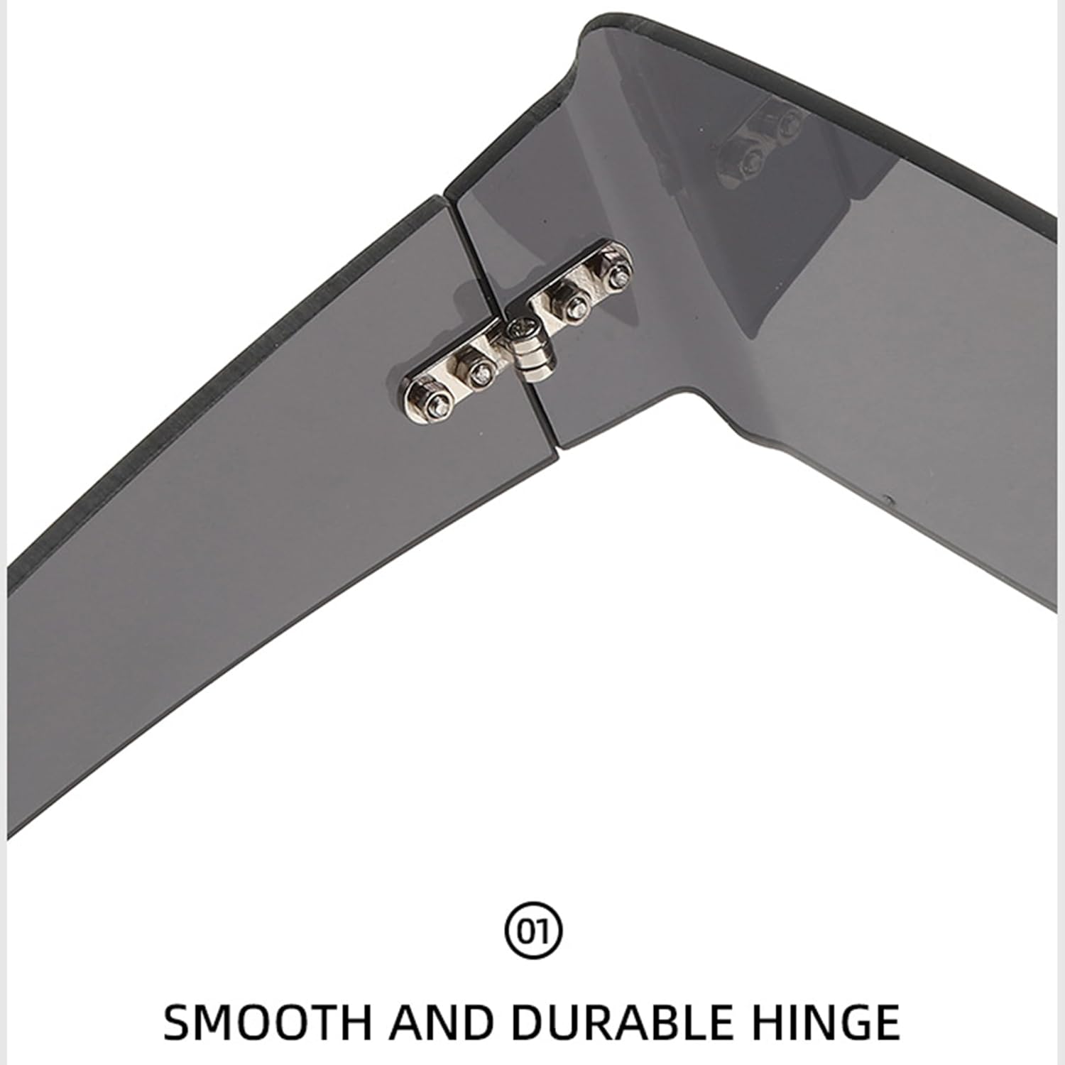 

bullabulling Модные прямоугольные солнцезащитные очки без оправы для женщин, стильные цельные солнцезащитные очки в стиле панк для женщин, очки конфетных цветов, Brown