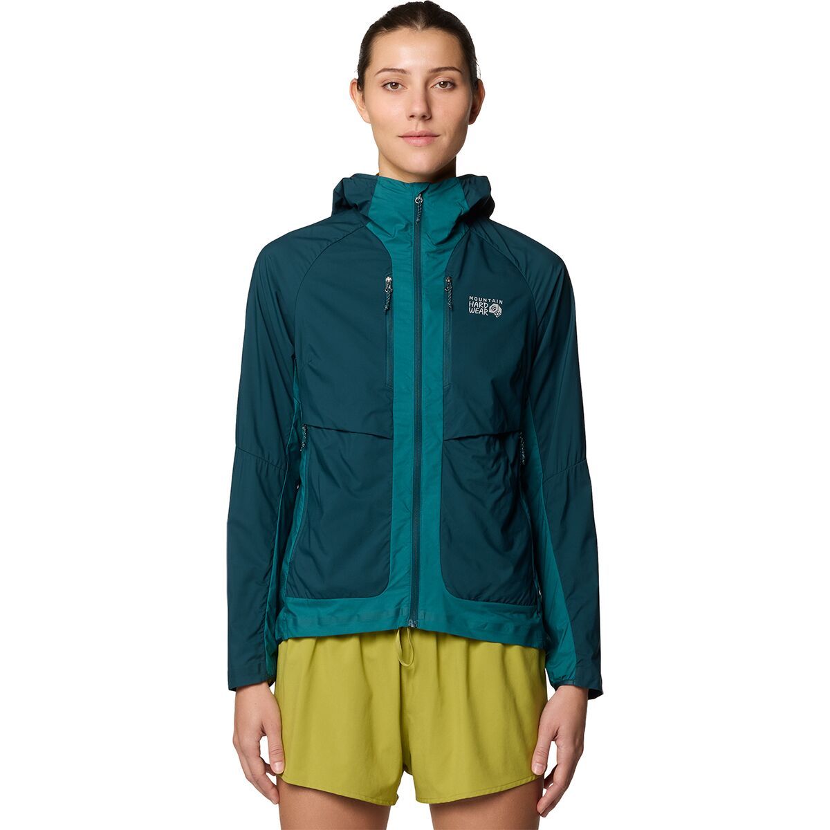 

Куртка Kor Airshell Hybrid с капюшоном Mountain Hardwear, мультиколор