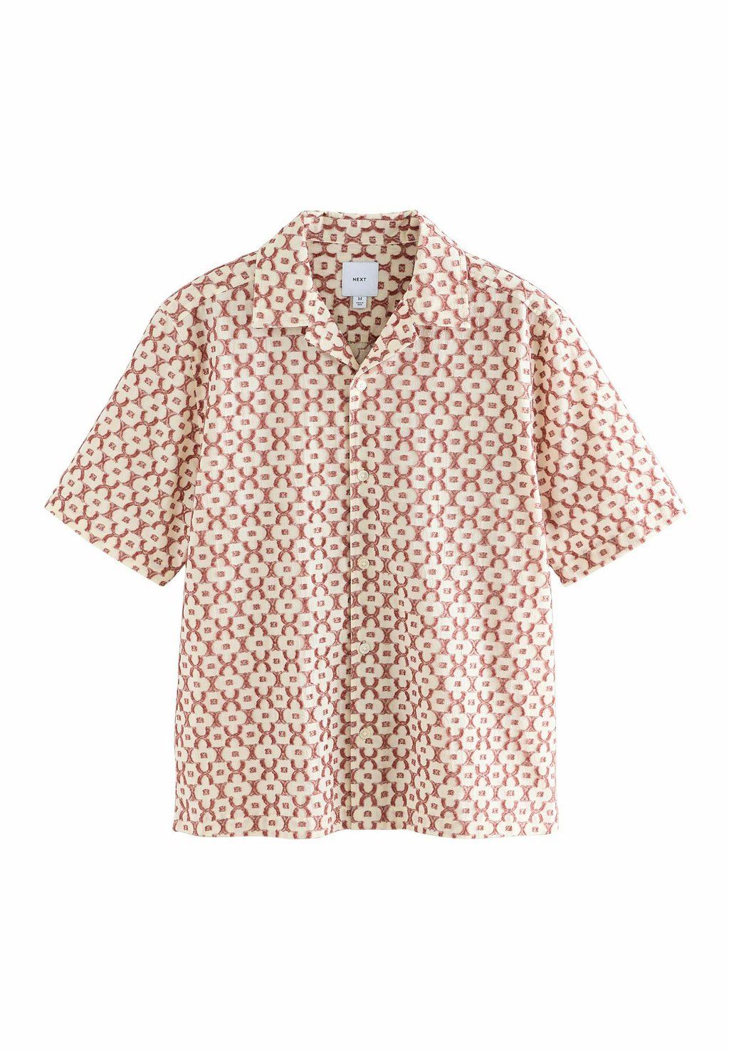 

Рубашка REGULAR FIT - TRELLIS TEXTURED SHORT SLEEVE Next, красный
