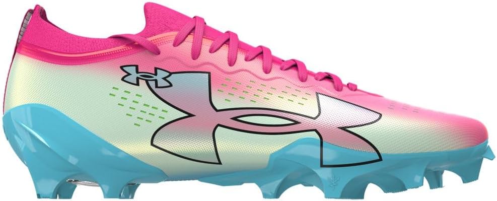 

Футбольные бутсы Under Armour Blur Pro для мужчин, черный/синий/розовый