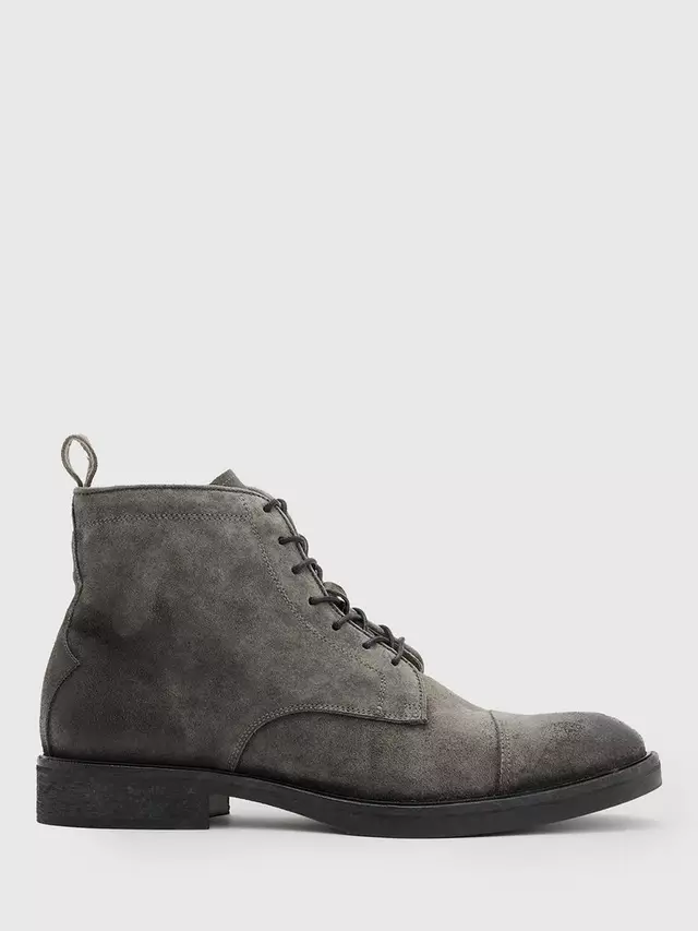 

Ботинки AllSaints Drago Suede Lace-Up, цвет grey charcoal