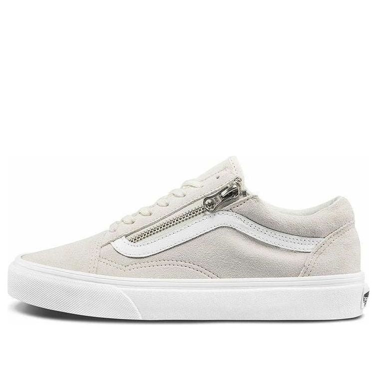 

Кеды Vans Old Skool Zip Casual Low Tops Skateboarding Shoes Unisex White, белый