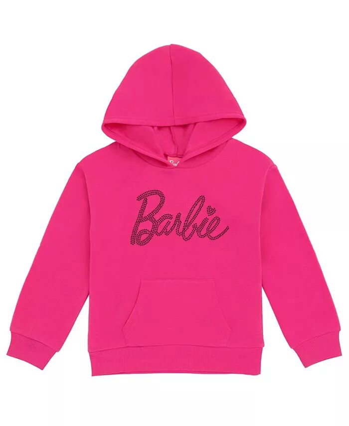 

Толстовка с капюшоном из флиса для девочек Barbie, розовый