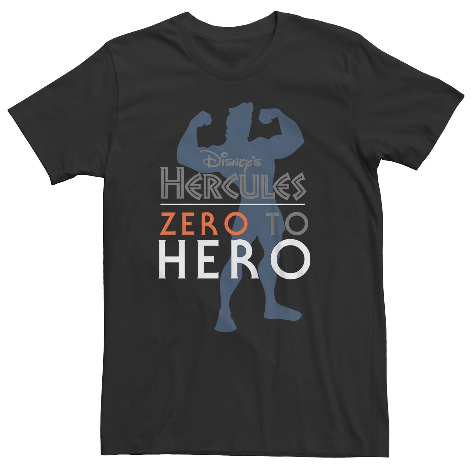 

Мужская футболка Disney's Hercules Zero to Hero с графическим рисунком Licensed Character