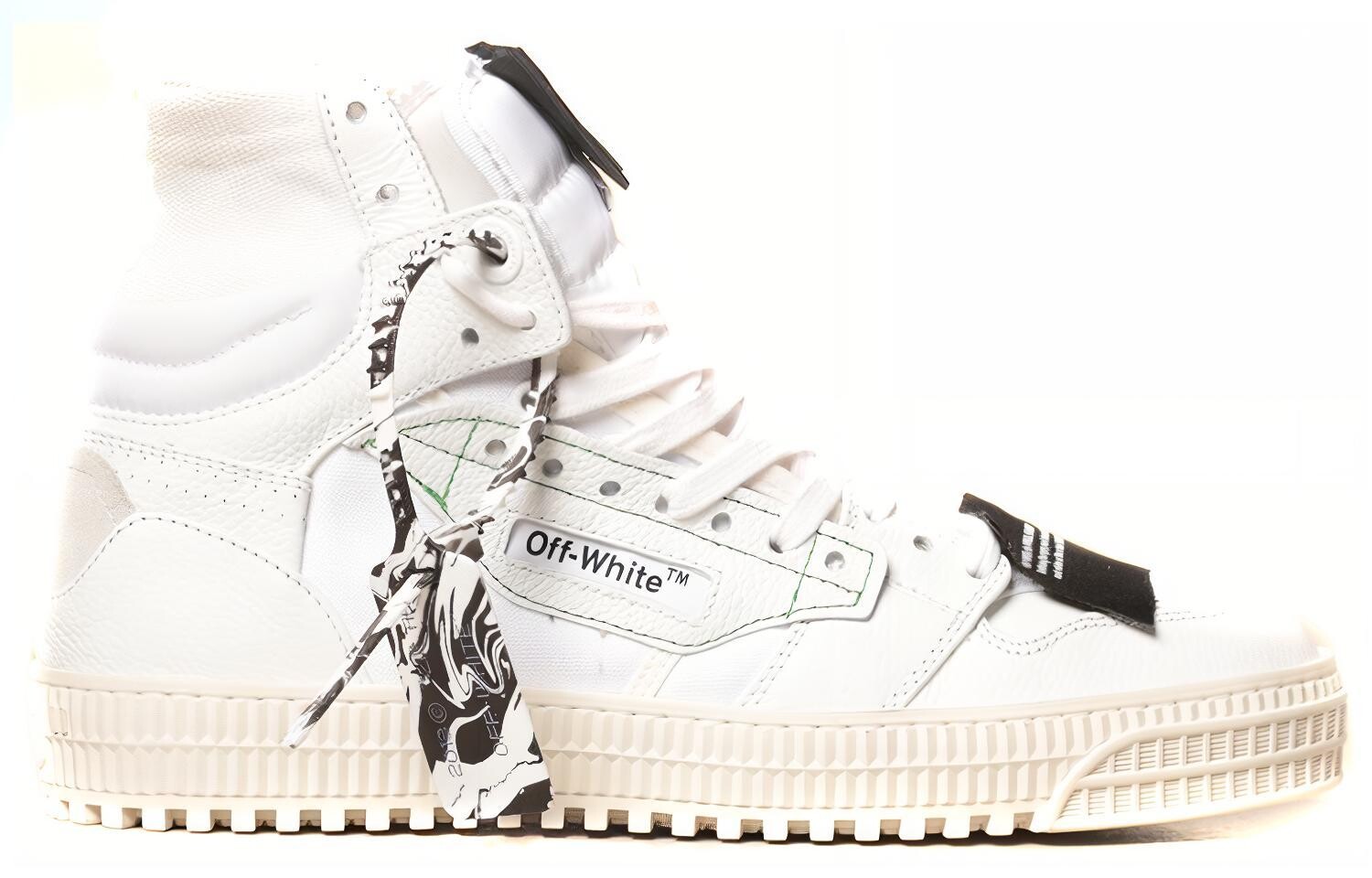 Кроссовки мужские Off-White Off-Court высокие, белый — фото 3