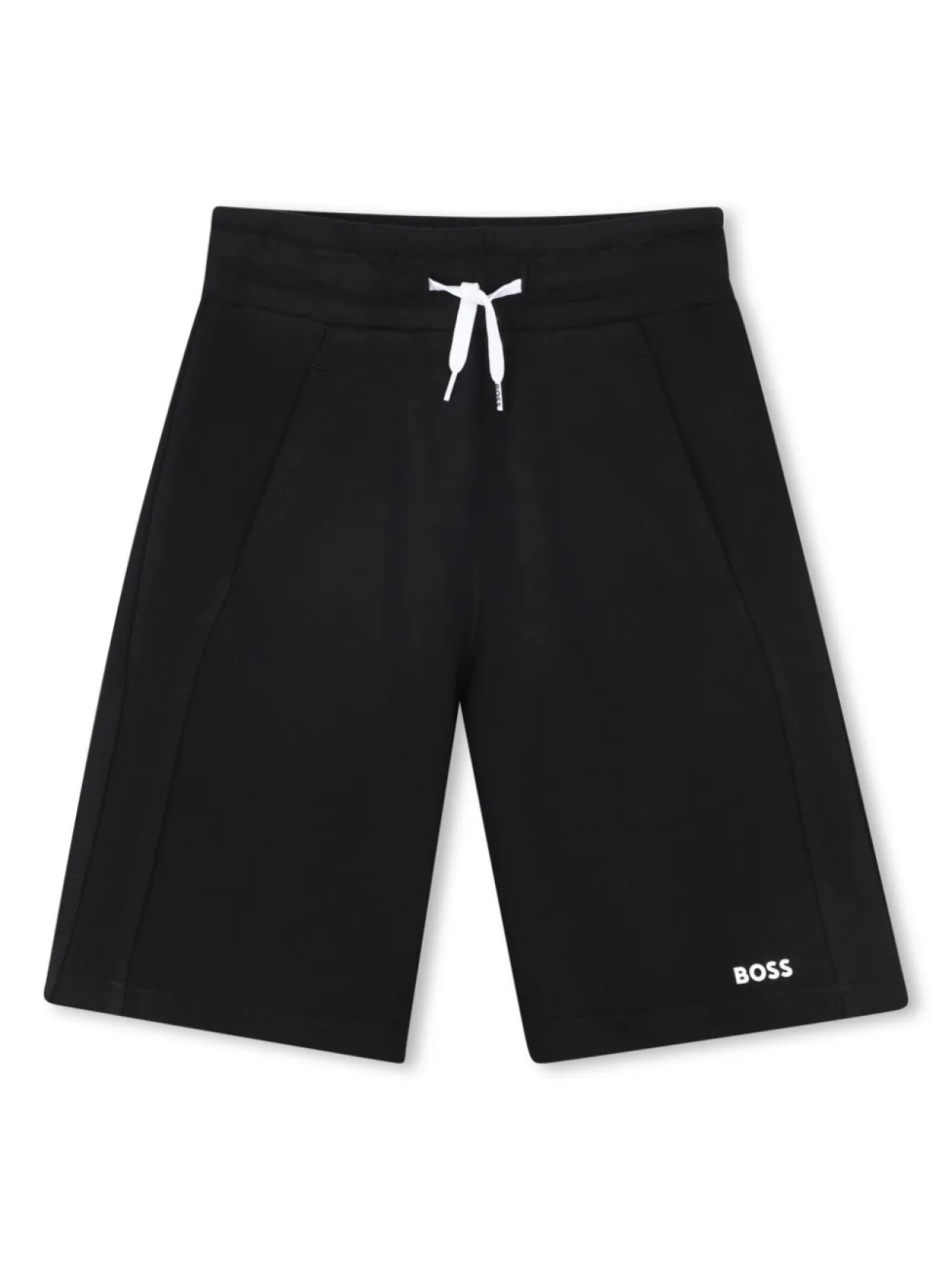

BOSS Kidswear шорты с логотипом, черный