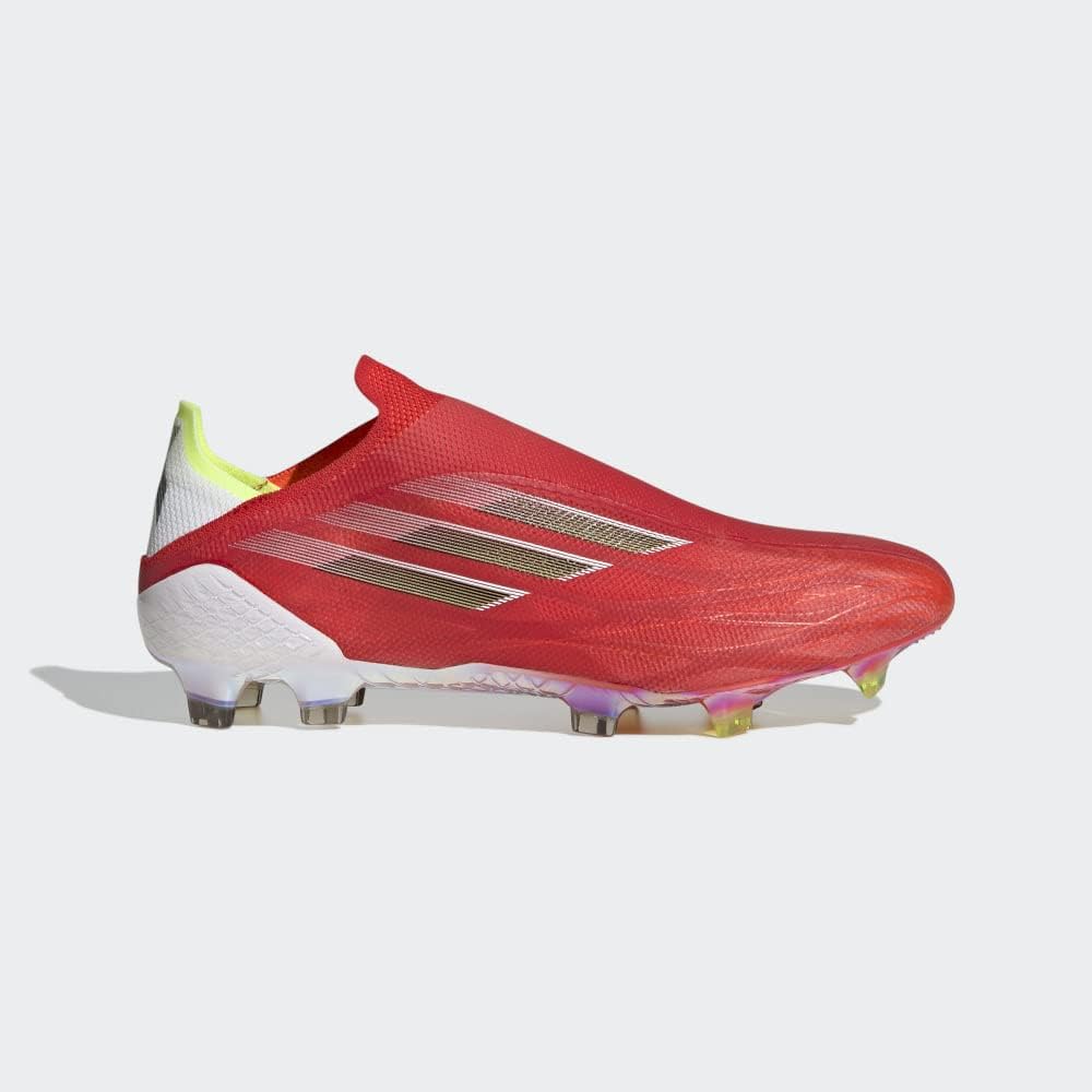 Бутсы Adidas X Speedflow+ для твердого грунта - Унисекс, футбол, красный/черный — фото 2