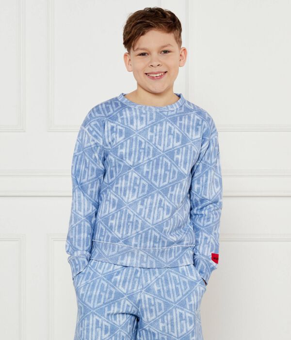 

Свитер Regular fit Hugo Kids, синий