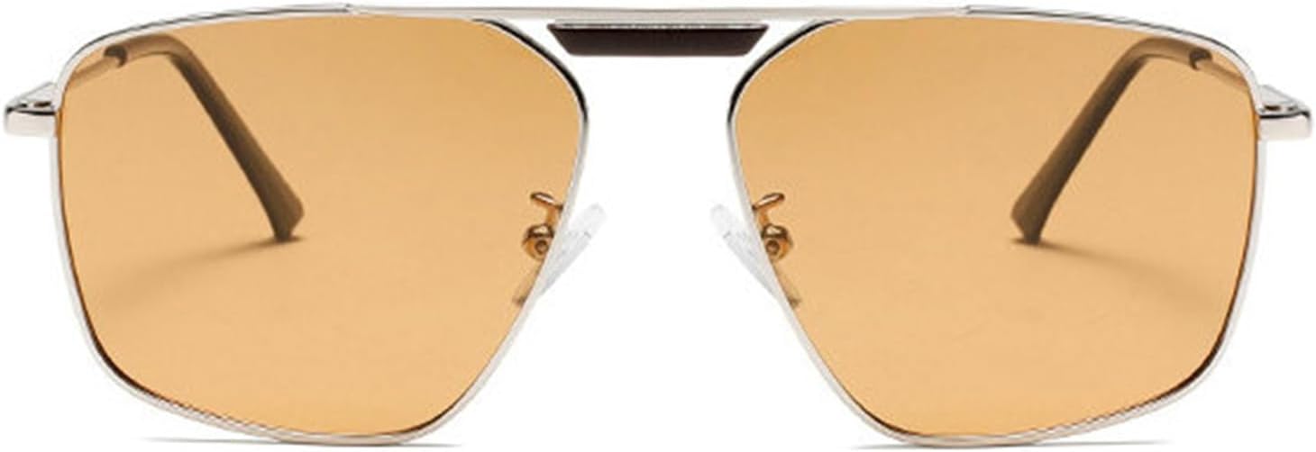 

Солнцезащитные очки Helena Pilot Square для женщин, роскошные винтажные многоугольные очки, классические большие металлические солнцезащитные очки с градиентом, защита от УФ-излучения UV400, C3