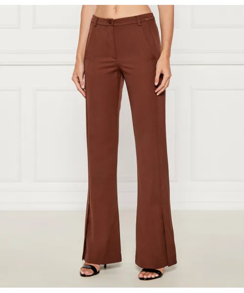 

Брюки Flare fit Patrizia Pepe, коричневый
