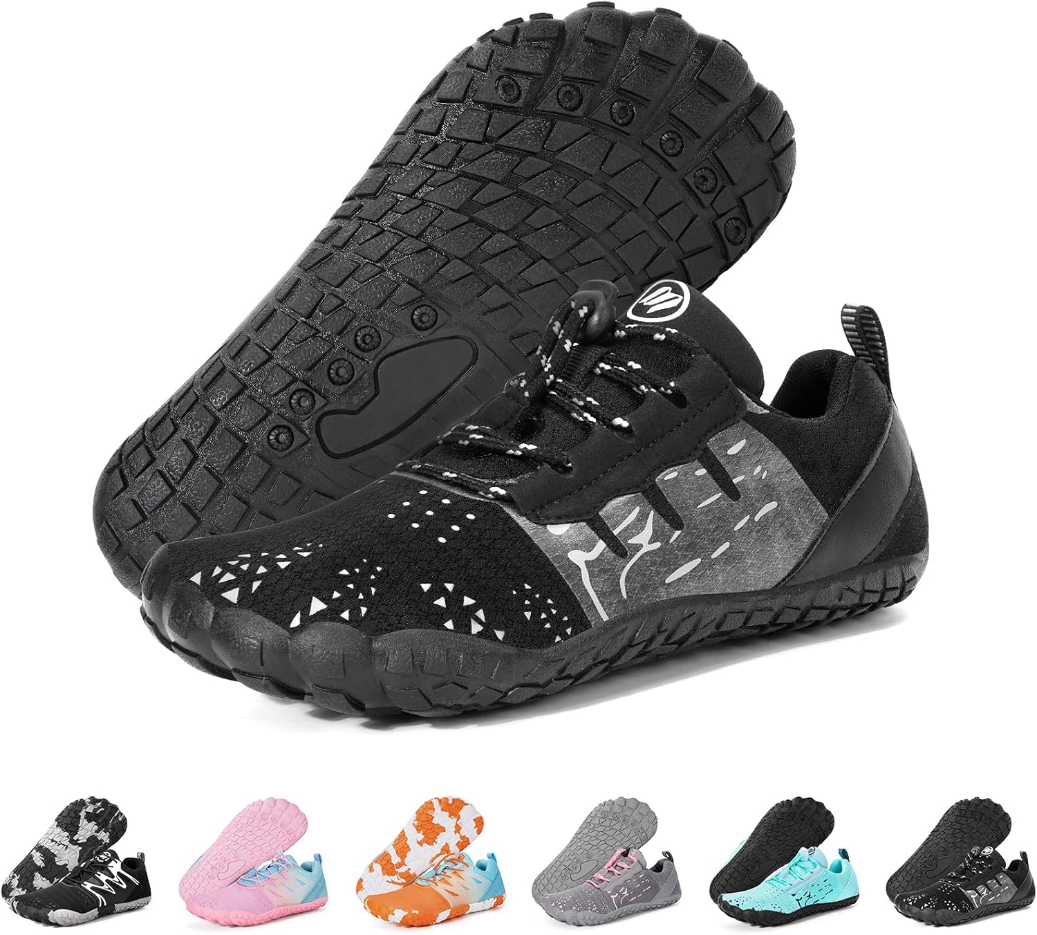 

Кроссовки для ходьбы для женщин и мужчин Bigzagger, черный