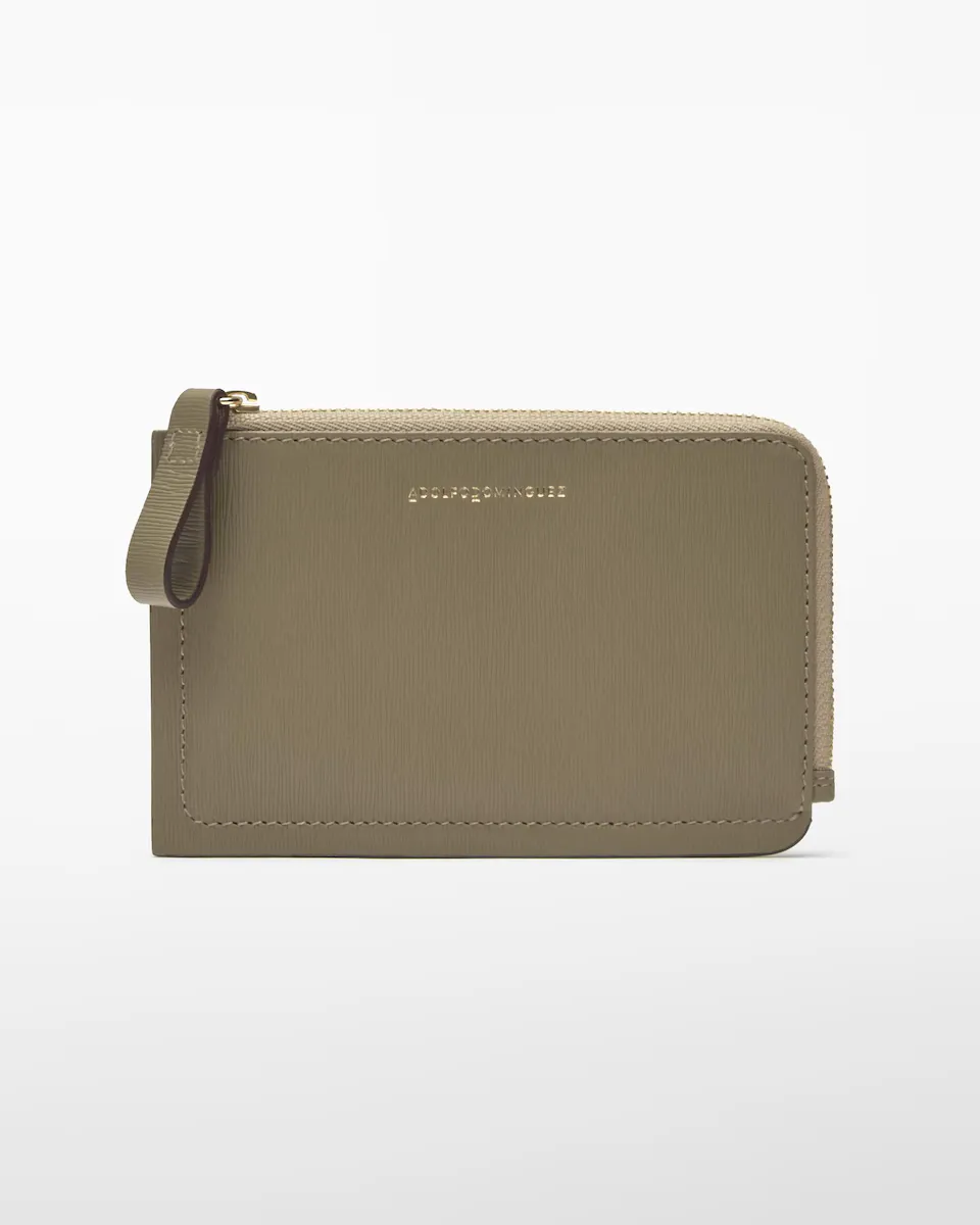 

Женская сумочка из ответственной кожи с застежкой-молнией Adolfo Dominguez, светло-зеленый