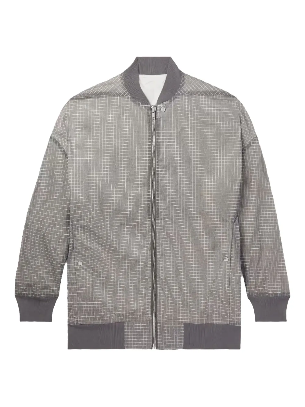 

Бомбер в клетку Rick Owens, серый