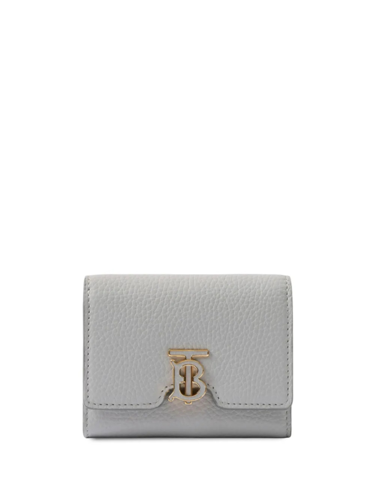 

Burberry кошелек из зернистой кожи, серебряный