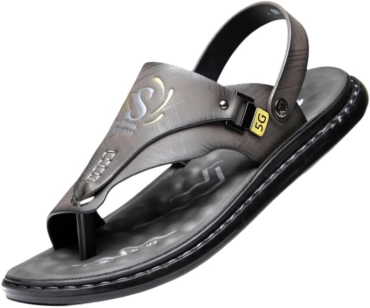 

Модные мужские летние шлепанцы Hhhchpm, повседневные сандалии разных цветов, серый