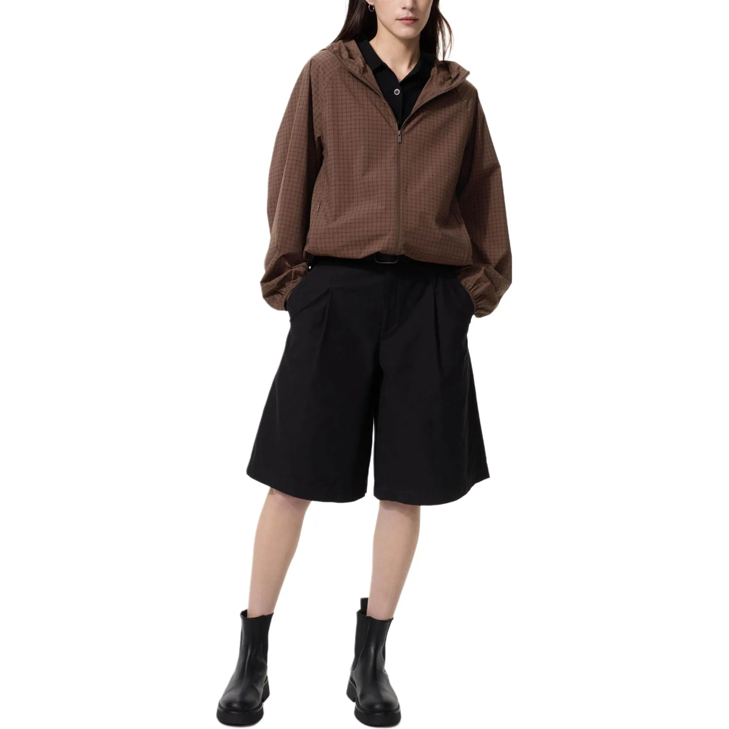 Женская одежда для защиты от солнца SS26 UNIQLO, Dark Umber — фото 3