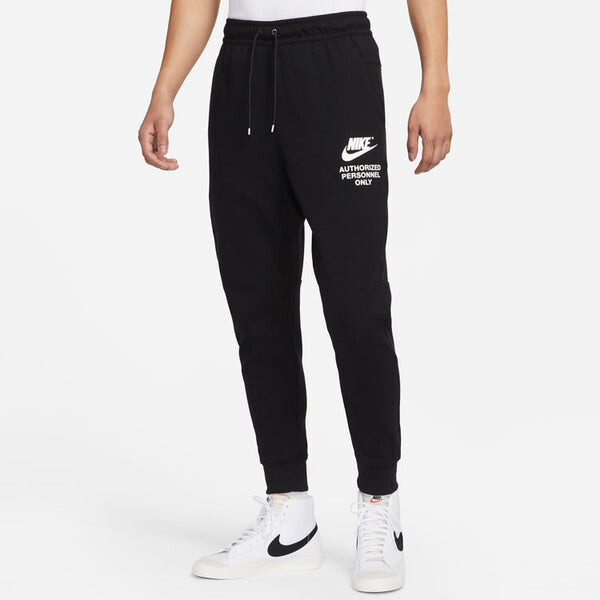 Спортивные штаны Men's Nike Logo Alphabet Printing Knit Bundle Feet Sports Pants/Trousers/Joggers Autumn Black, черный — фото 4