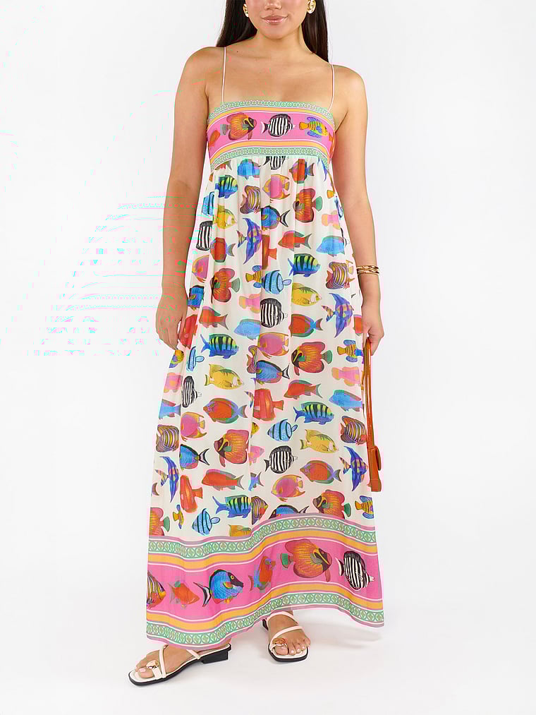 

Платье макси Скайлар Show Me Your Mumu, цвет rainbow reef