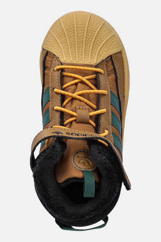 Детские зимние ботинки SUPERSTAR WINTER TREK Adidas Originals, коричневый — фото 4