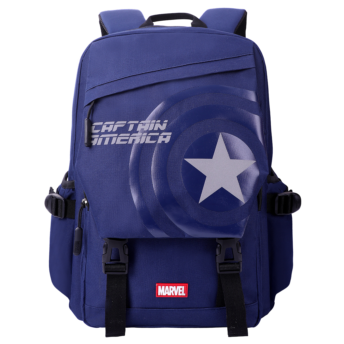 

Disney Детский разноцветный рюкзак из полиэстера серии Marvel, Captain America[Cool Reflective]