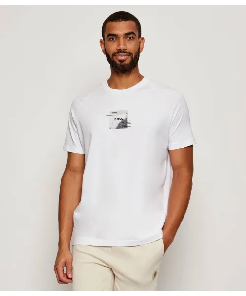 

Футболка с полосками Relaxed fit Boss Green, белый