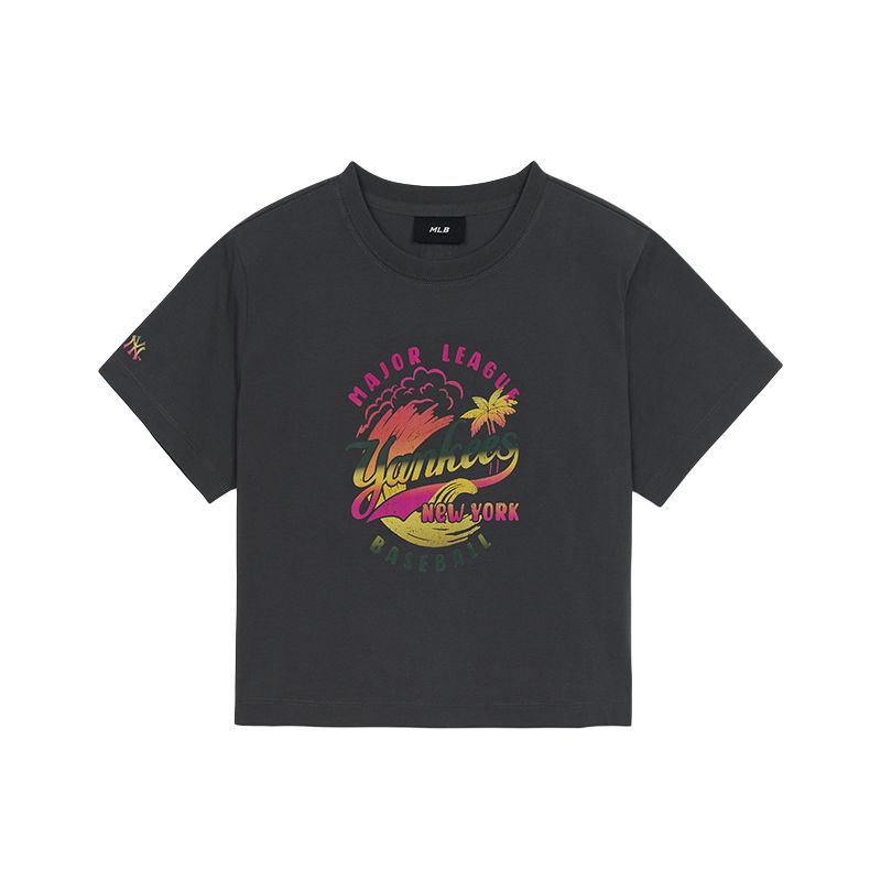 

MLB Футболка New York Yankees женская темный угольно-серый