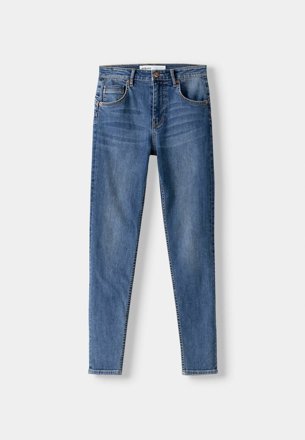 

Джинсы скинни PUSH Bershka, темно-синий