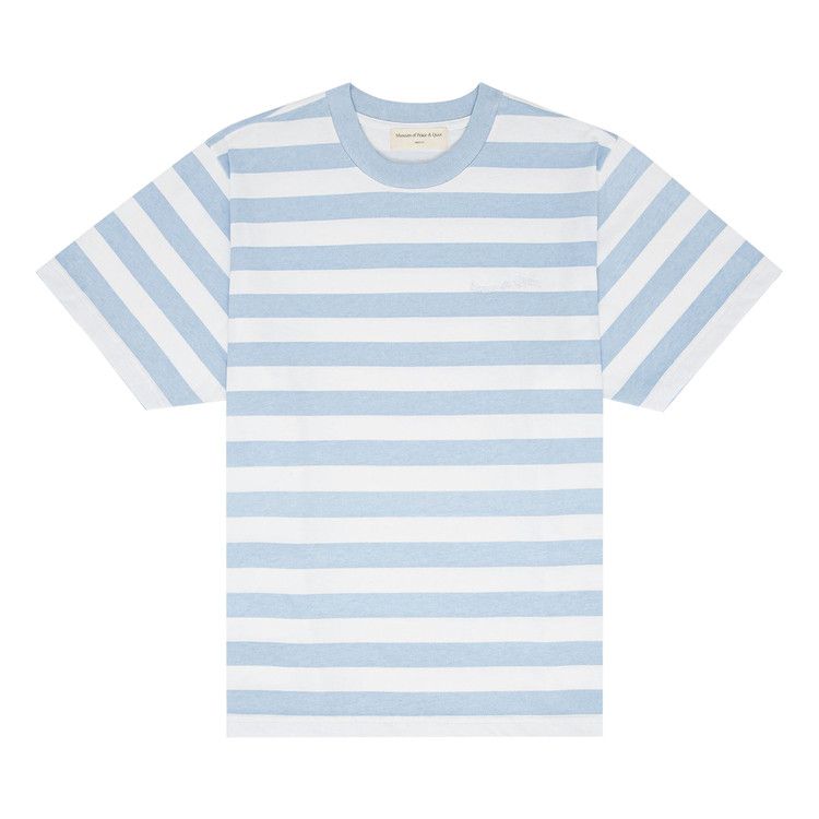 

Футболка Museum of Peace & Quiet Wordmark Striped T-Shirt, Baby Blue