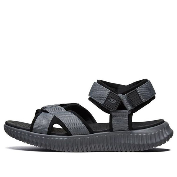 

Кроссовки elite flex sandal 'grey black' Skechers, серый