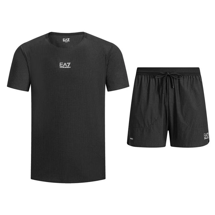 Спортивная повседневная куртка мужская Black Thin EMPORIO ARMANI