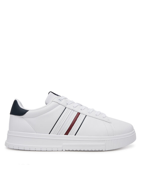

Кроссовки Modern Cupsole Stripes Lth FM0FM05406 Tommy Hilfiger, белый