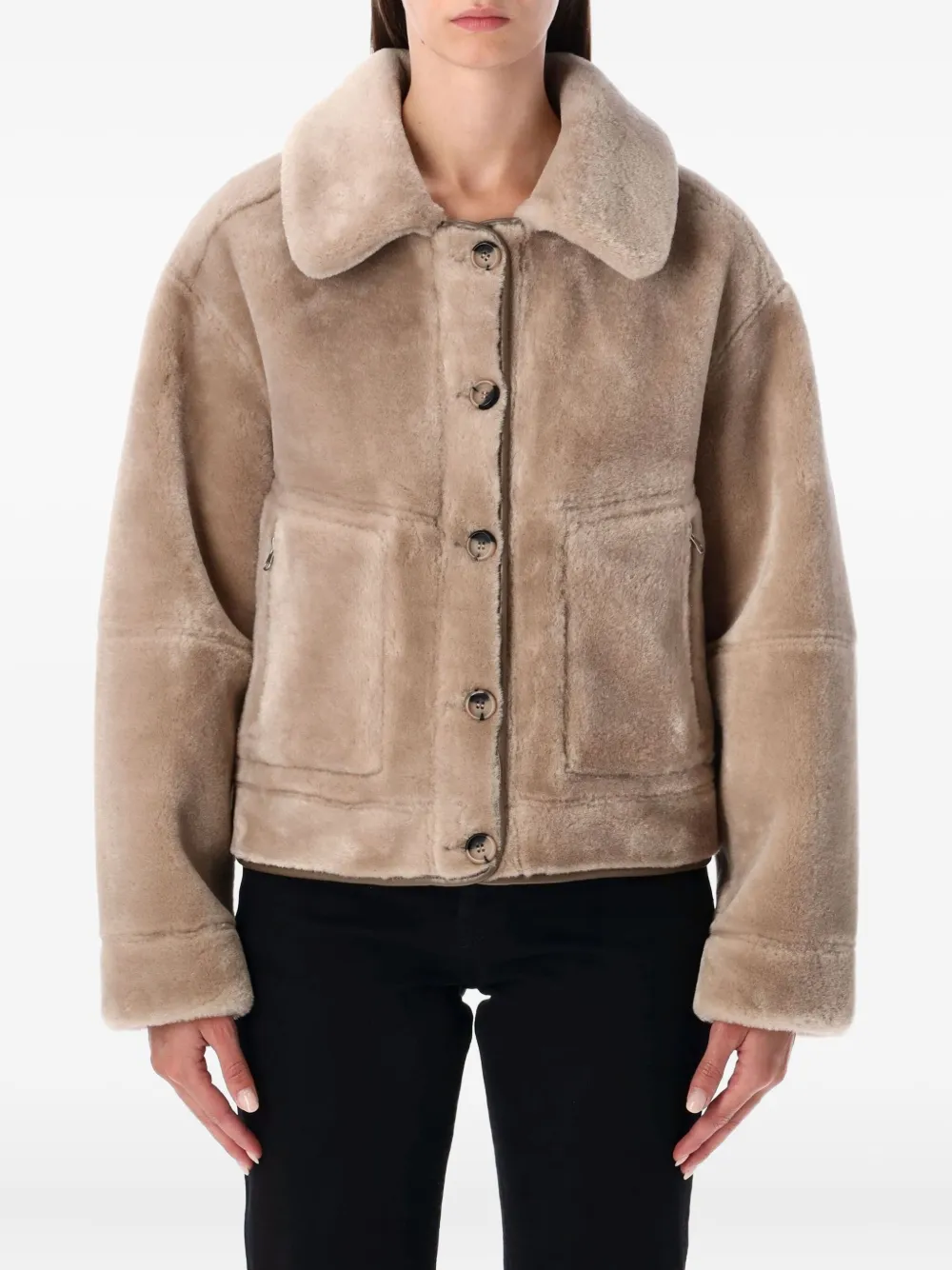 

Пальто на пуговицах Urbancode, коричневый