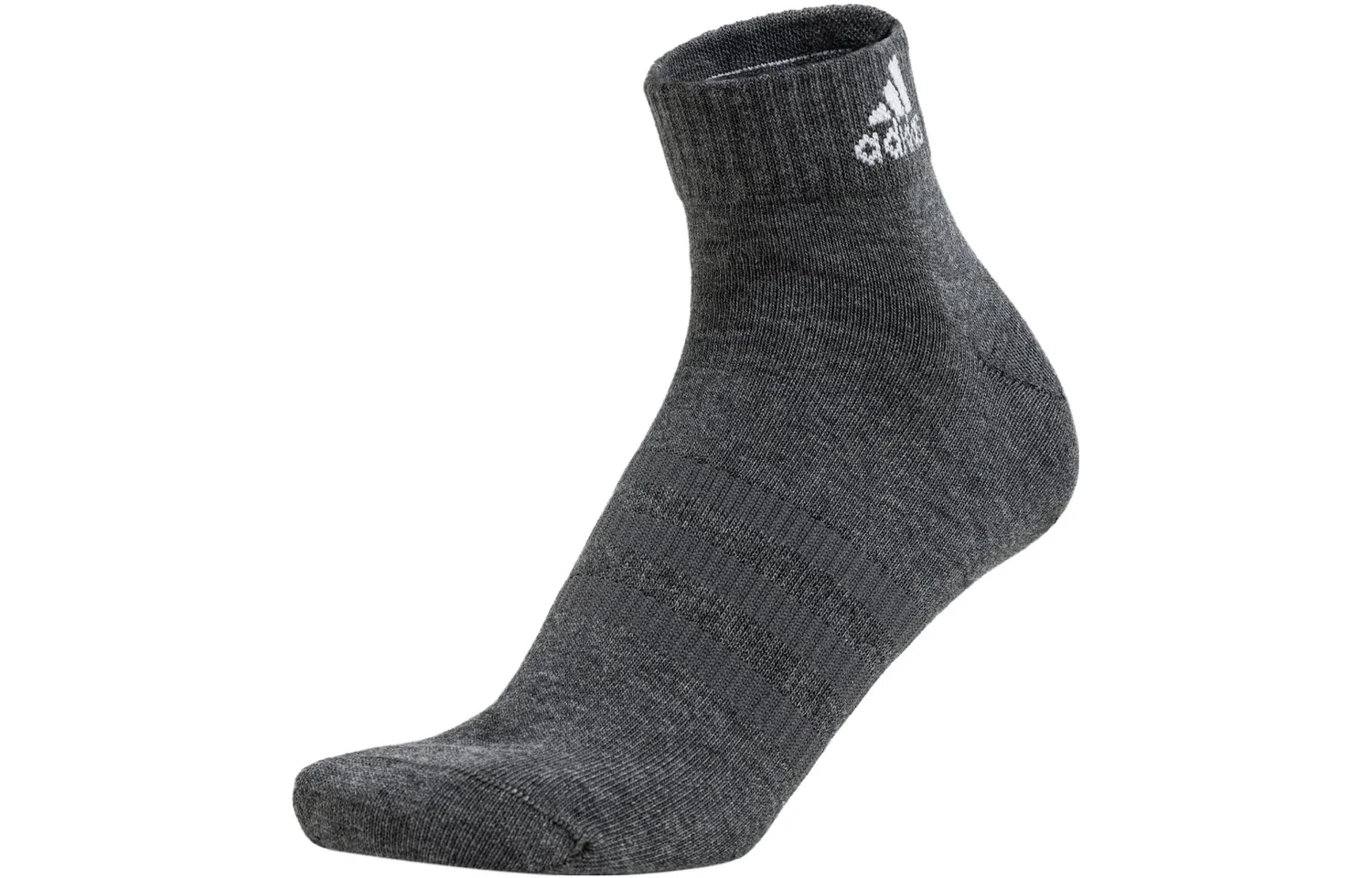 Тонкие и легкие носки до щиколотки unisex, набор из 3 пар Adidas, 3 Pack (Legend Ink+Light Blue+Dark Heather Gray) — фото 4