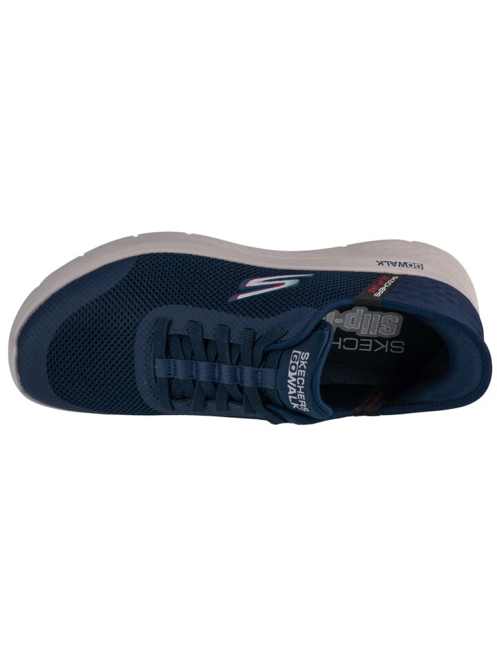 Низкие кроссовки Skechers Slip Ins Go Walk Flex Hands Up, темно-синий — фото 3
