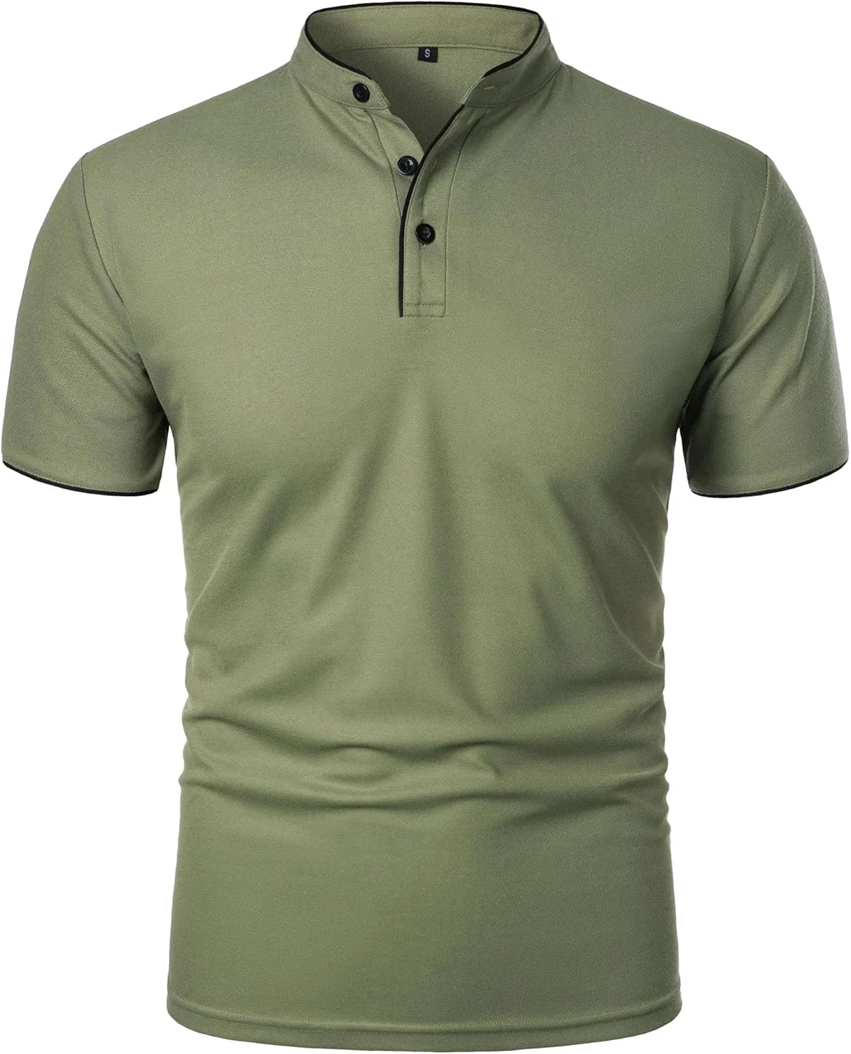 

Мужская футболка Slim Fit однотонная дышащая Maiyifu-GJ