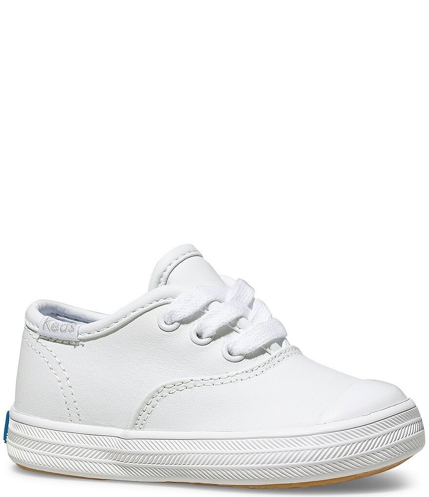 

Детские кожаные кроссовки Keds Champion с закрытым носком (для малышей), белый