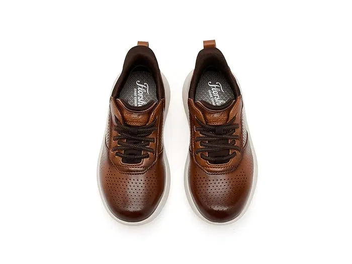 Кроссовки с эластичной шнуровкой Fleet Perf Toe Florsheim Kids, Cognac — фото 3