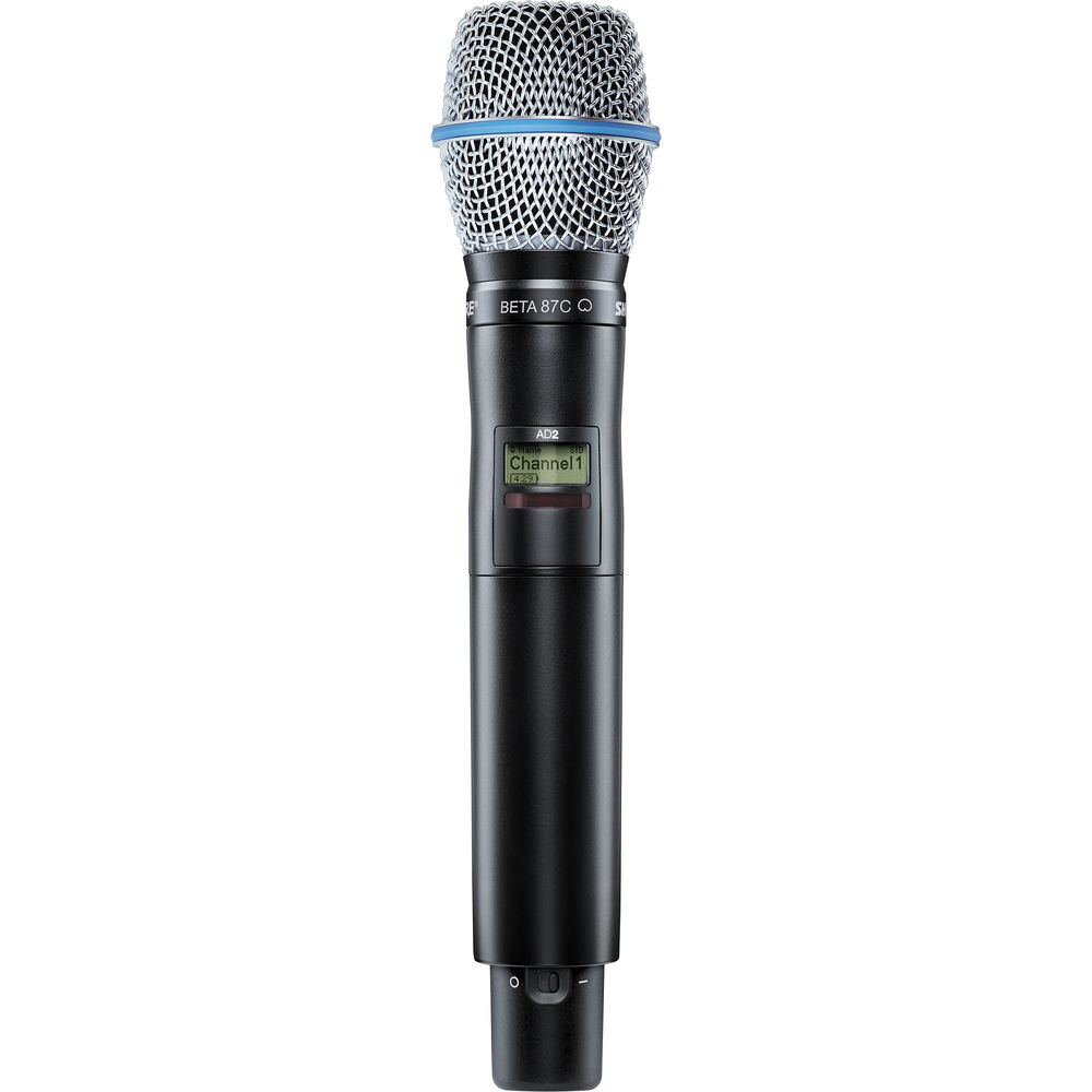 

Беспроводной передатчик Shure AD2/87C Digital Handheld Wireless Microphone AD2/B87C-G57