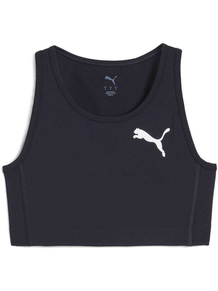 

Спортивная футболка "W CROSS THE LINE CROP Top 3.0" синего цвета Puma