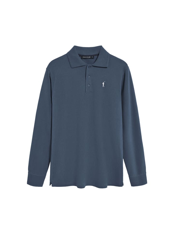 

Футболка поло Polo Club, цвет denim blue