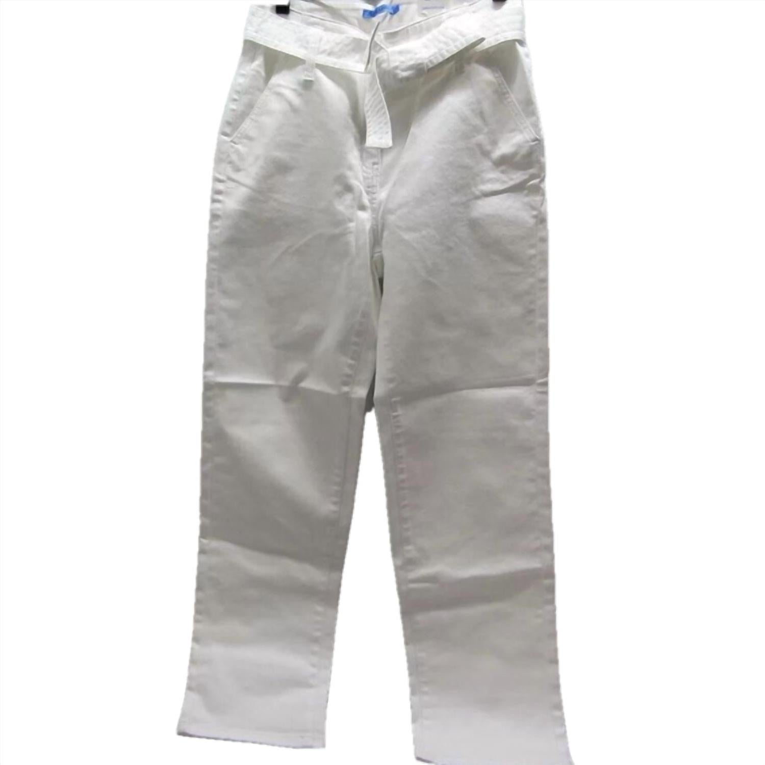 

Женские джинсы Hendrix Tie Belt Denim в белом цвете J.McLaughlin