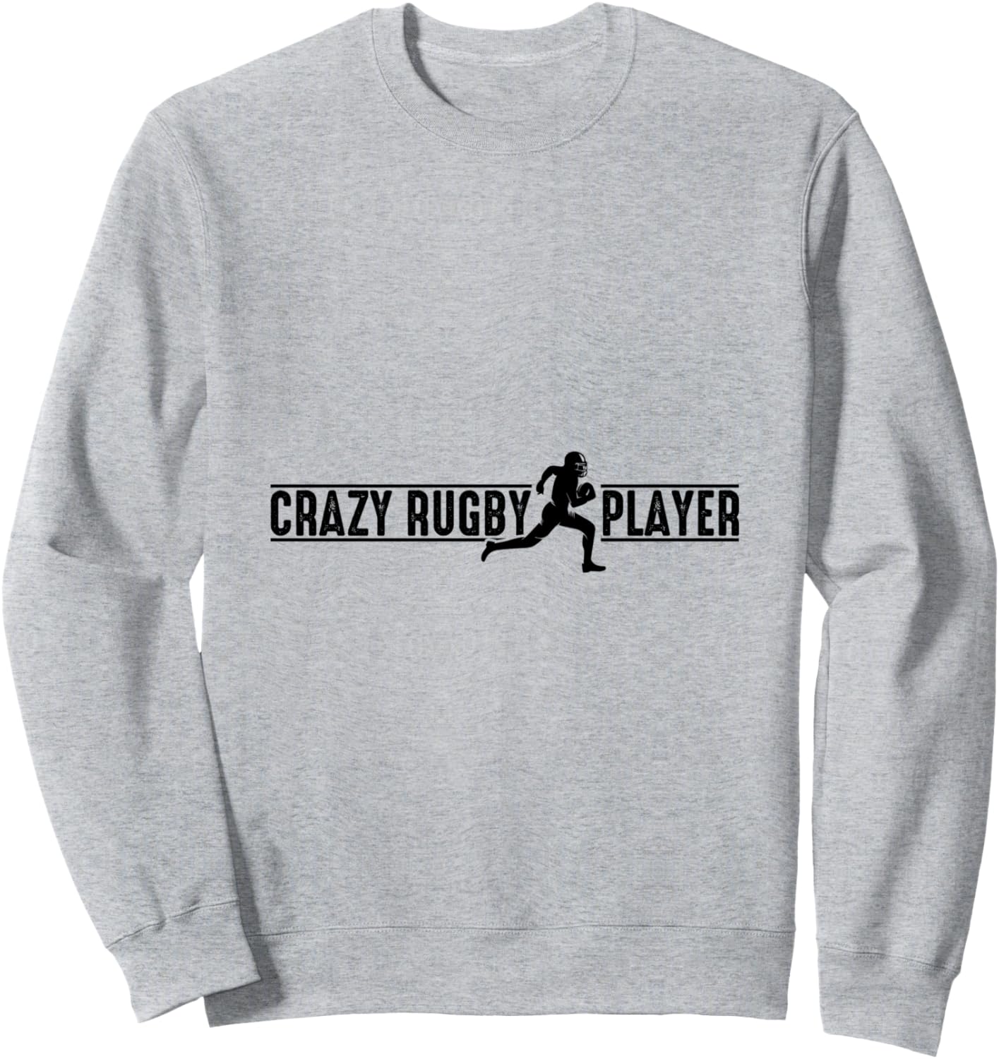 

Толстовка Сумасшедший регбист Rugby Game, серый