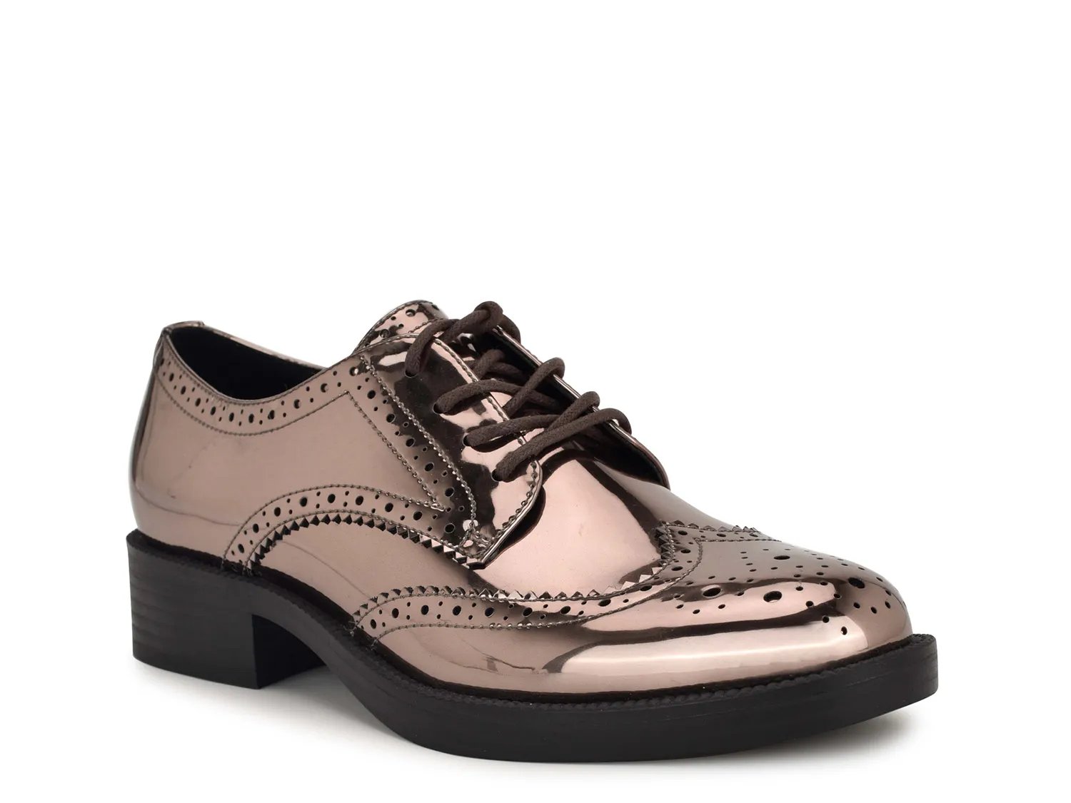 Оксфорды Nine West Studey Oxford, Pewter Metallic