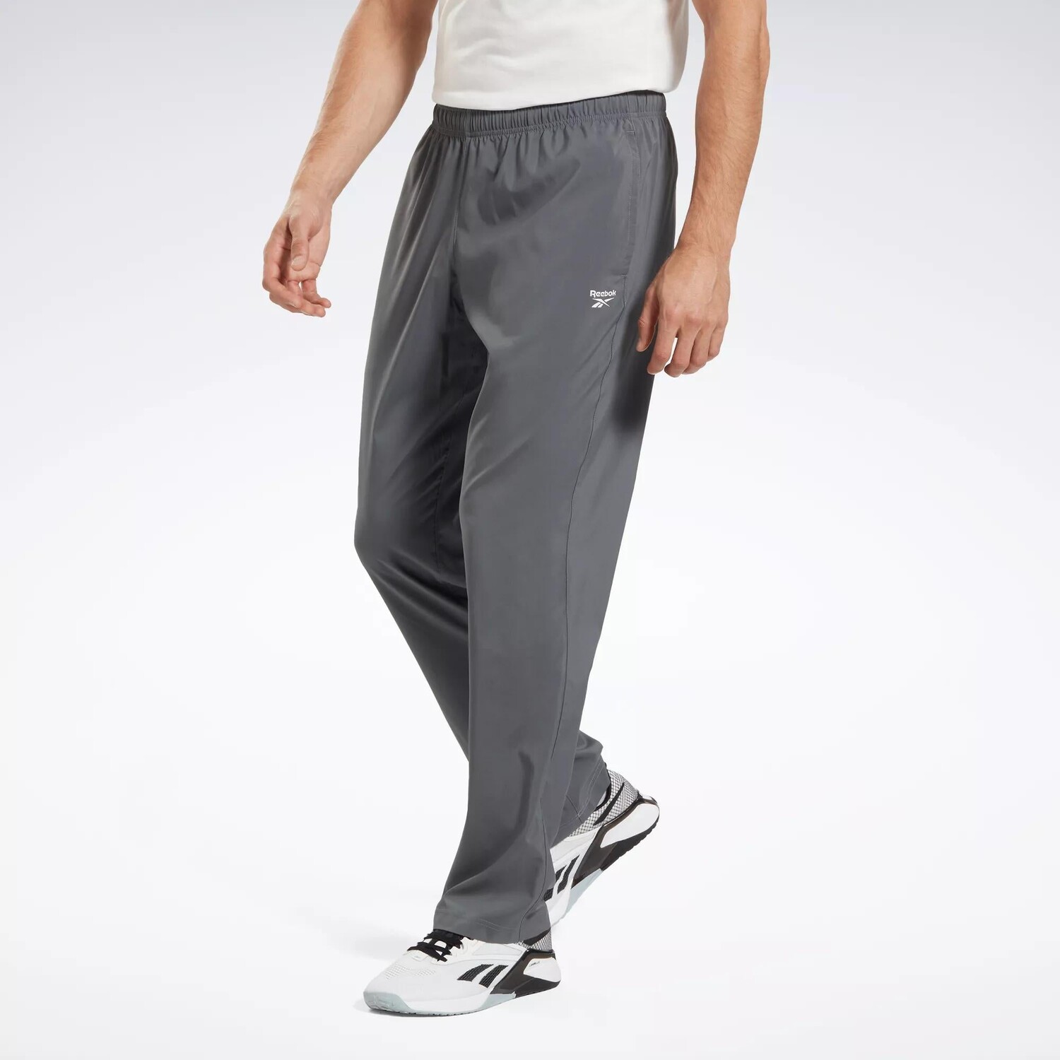 

Тканые брюки без подкладки Training Essentials Reebok, цвет Cold Grey 6