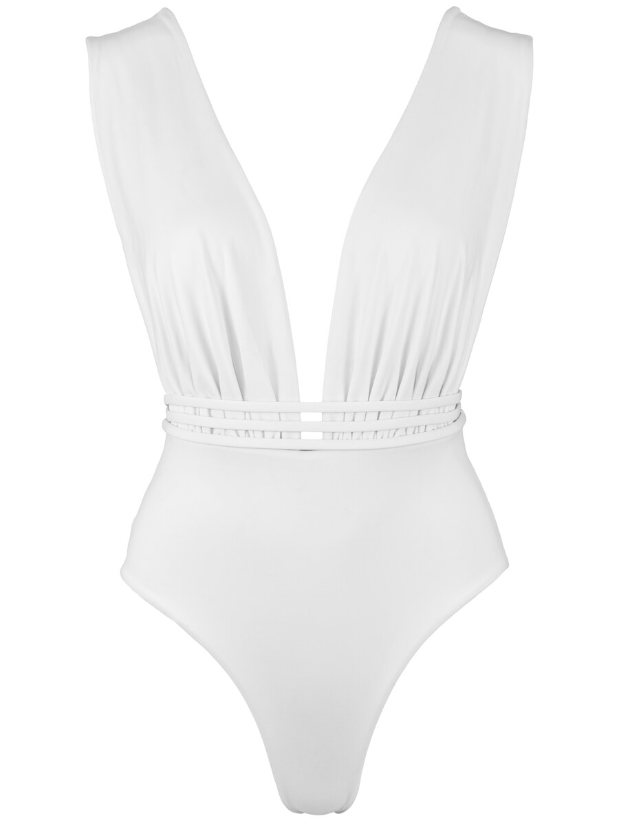 

Купальник с высоким воротом SEA ME SWIM ARIDÈE, белый