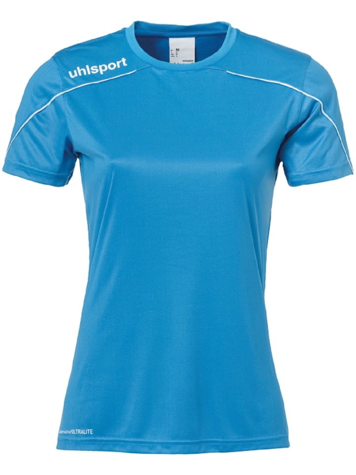 

Женская футболка Stream 22 синего цвета uhlsport, Синий, Женская футболка Stream 22 синего цвета uhlsport
