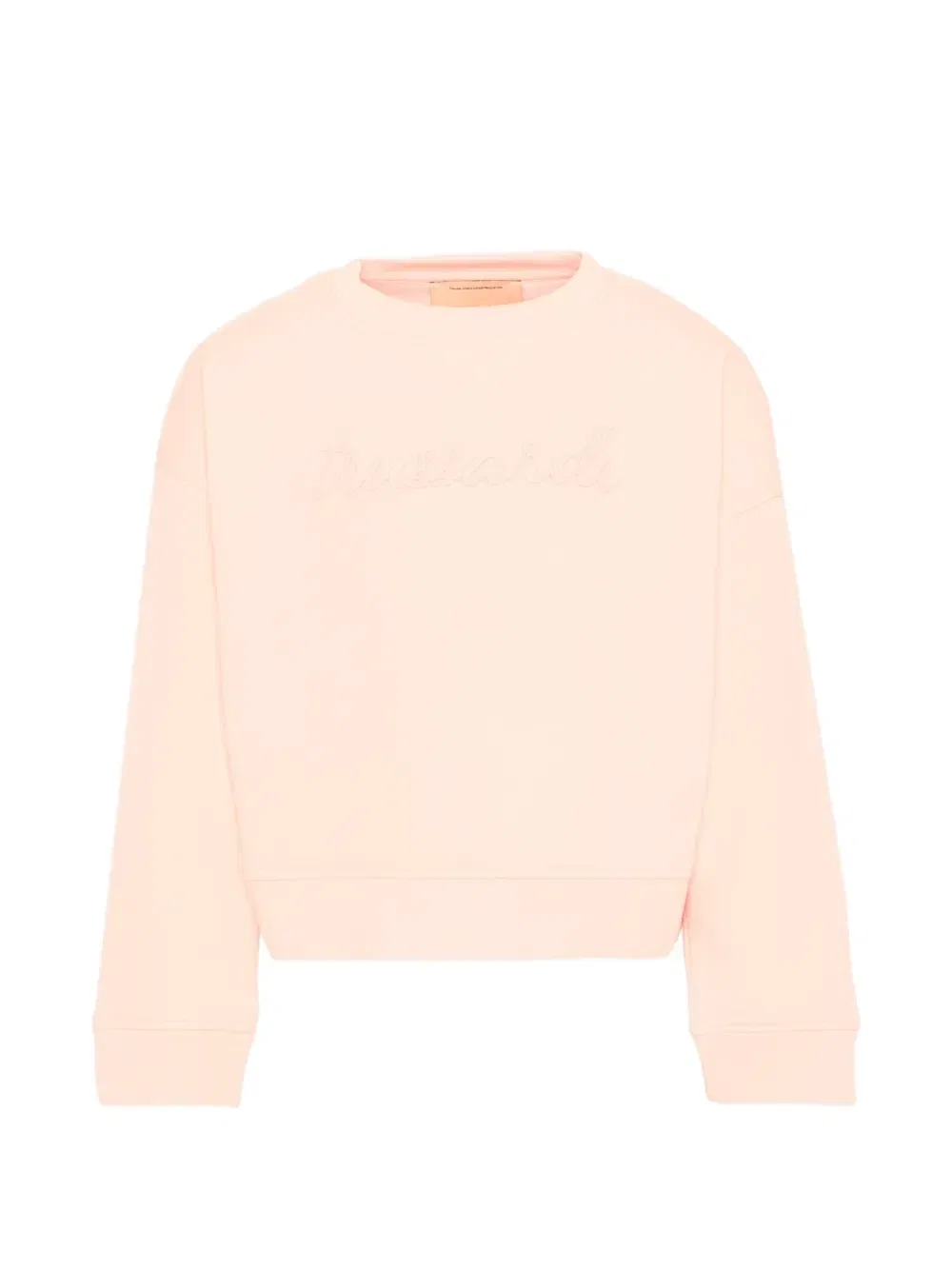 Свитшот с круглым вырезом Trussardi Junior, розовый